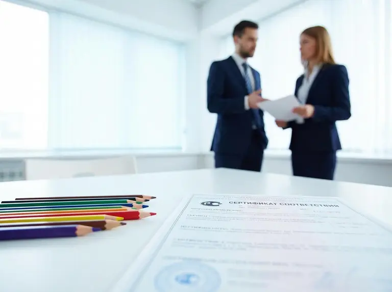 Сертификат на карандаши